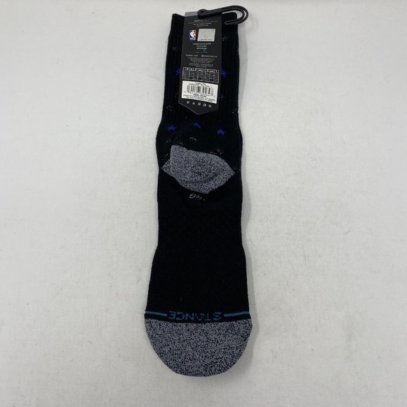 New Stance NBA Philadelphia‎ 76ers 'Trophy PHI'  Crew Socks Large Black - Picture 6 of 7